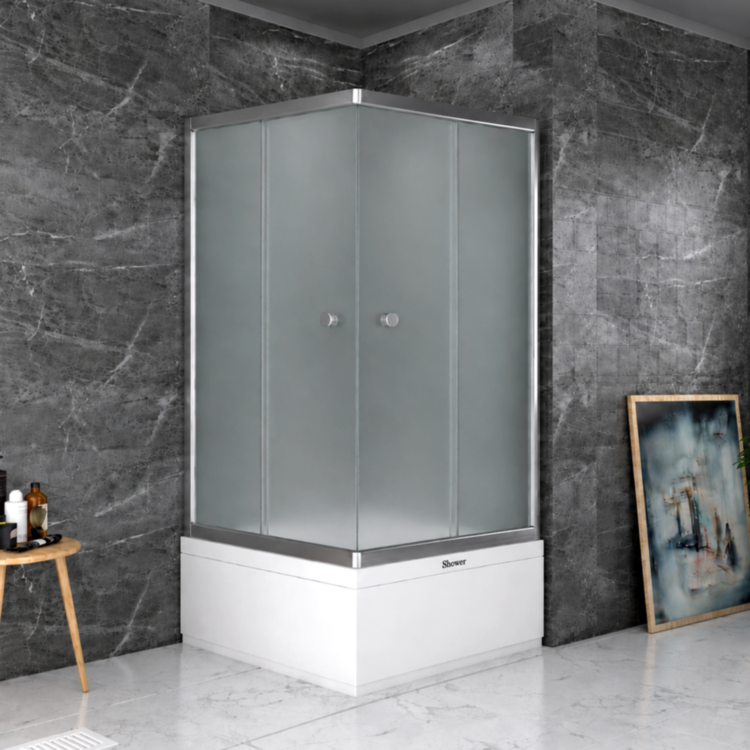 Душова кабіна SHOWER SATURN, 90×90, скло 6мм