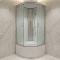Душовий бокс KO&PO 470 FJ, 90×90, з Матовим склом та з 6шт. форсунками