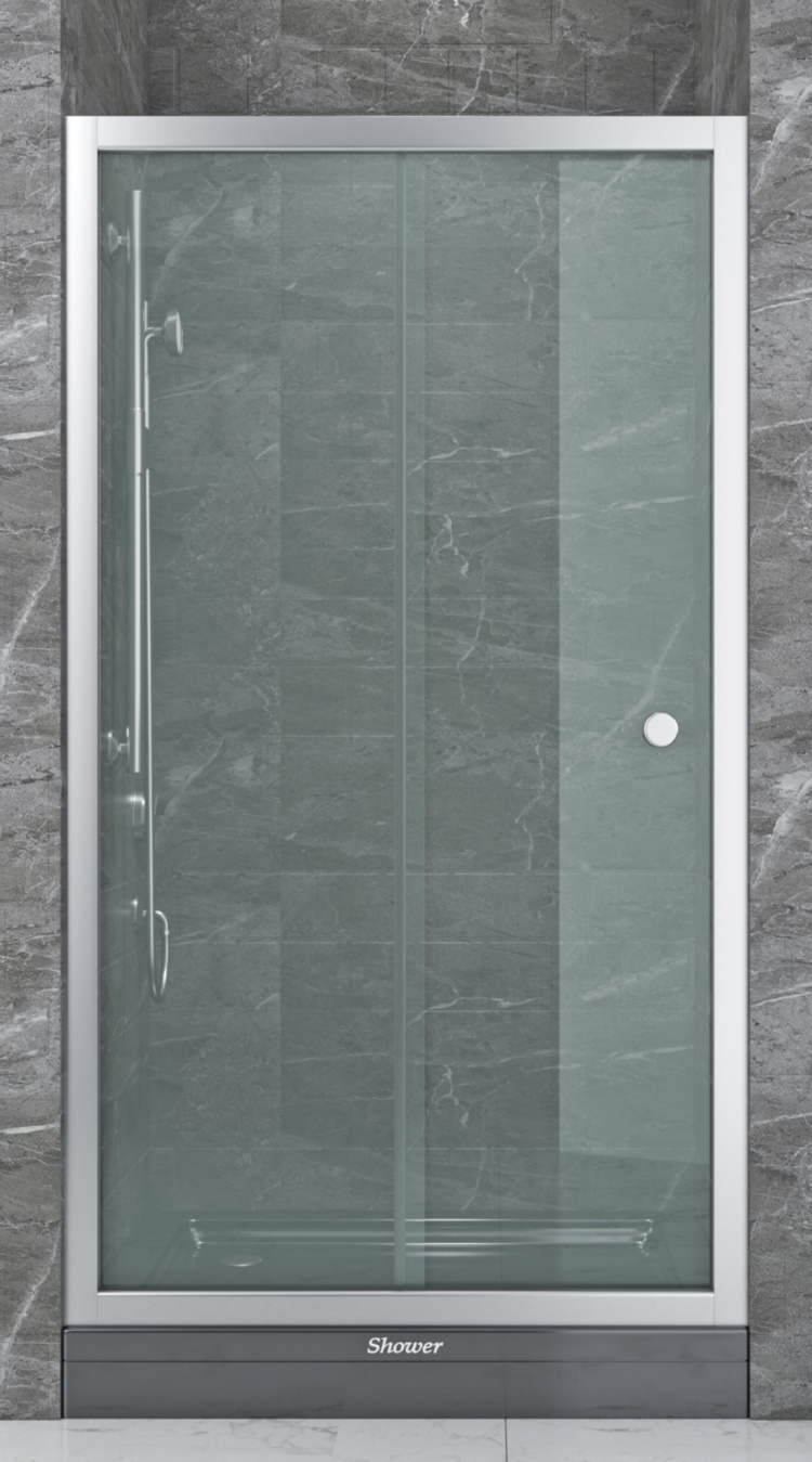 Душові двері SHOWER Saturn 782M-6, 120×190, матове скло 6 мм