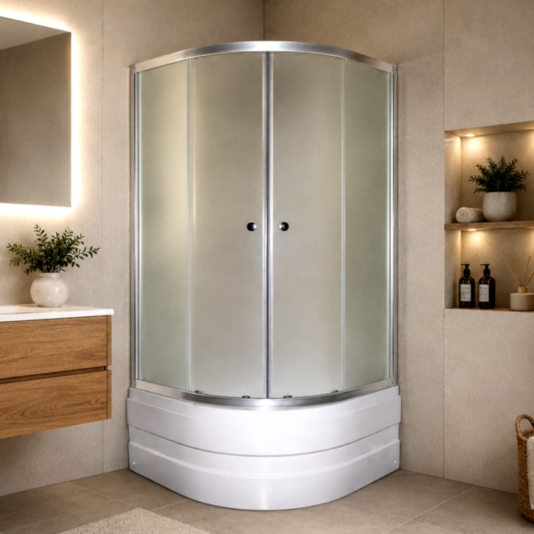Душова кабіна SHOWER Saturn-859, 90×90, глибокий піддон
