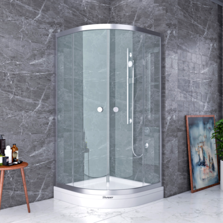 Душова кабіна SHOWER Saturn 005-6, 90×90×190, прозоре загартоване скло 6 мм